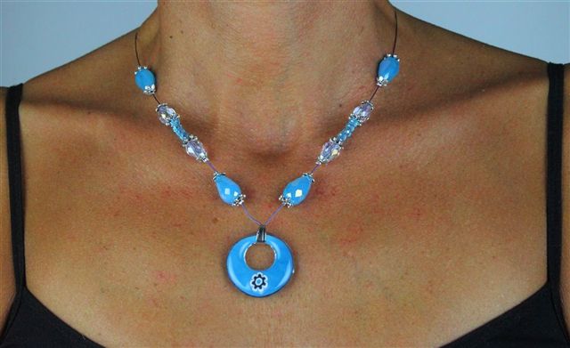 Collana in vetrofusione