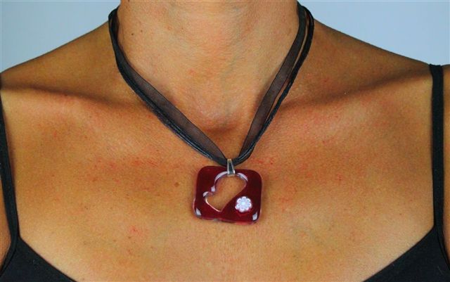 Collana in vetrofusione
