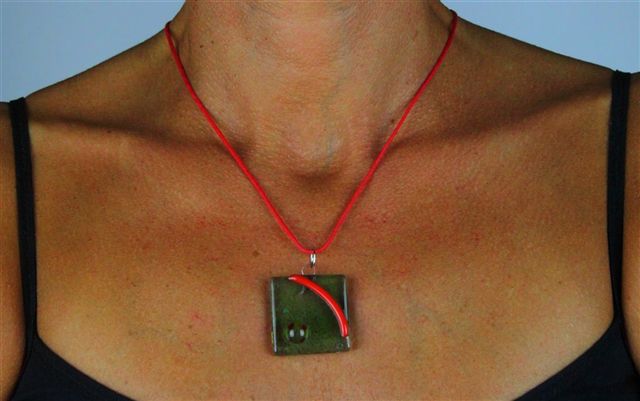 Collana in vetrofusione
