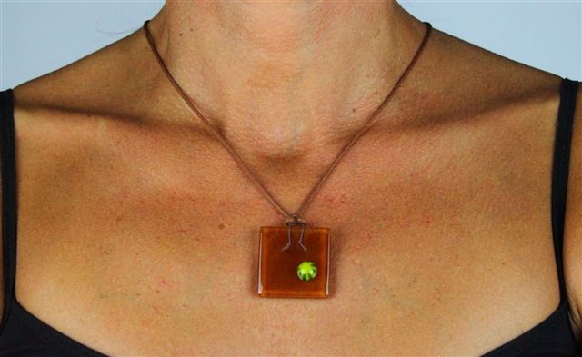 Collana in vetrofusione