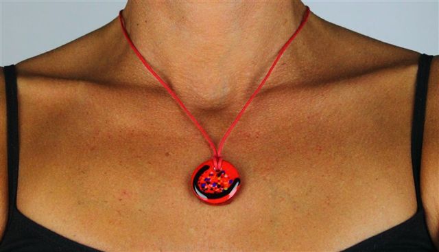 Collana in vetrofusione
