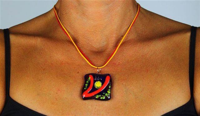 Collana in vetrofusione