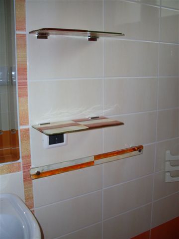 porta asciugamani lavabo scacchi panna-arancio