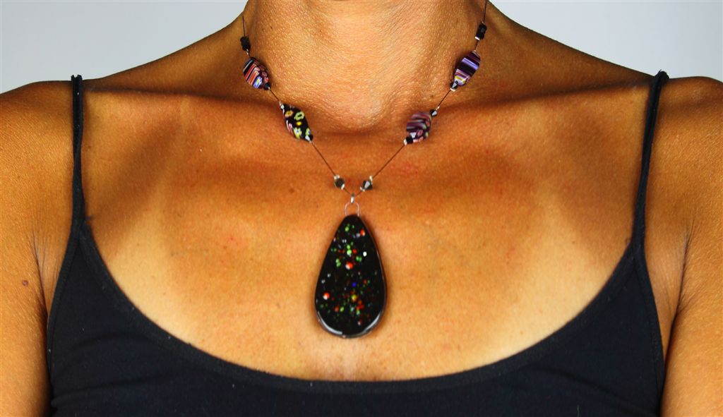 Collana in vetrofusione