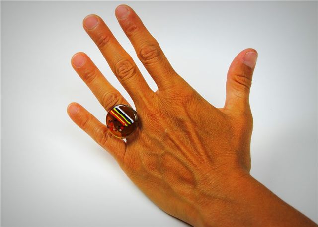 Anello in vetrofusione
